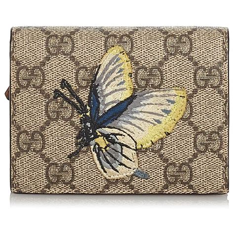 butterfly gucci wallet